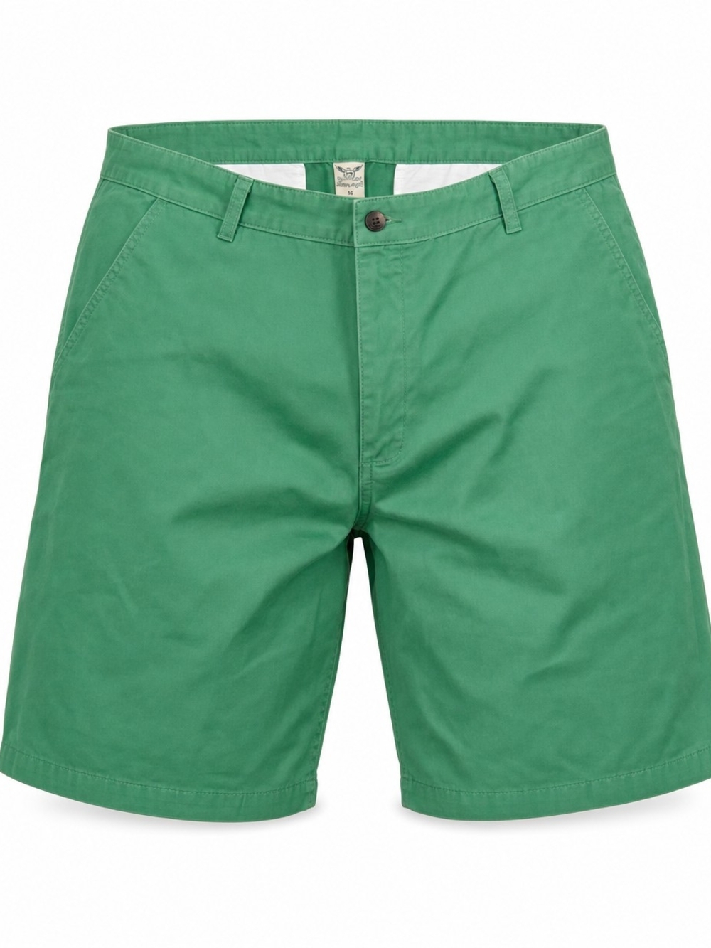 Faded Glory Mens Green‎ Chino Shorts Size 40 Flat Front Casual Summer Golf